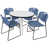 Blanc / chrome / bleu est en rupture de stock