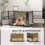 Cage en bois pour chien avec 3 portes