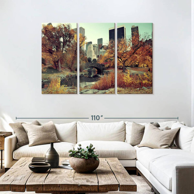 Sebbie Central Park Autumn, 48" H x 74" W