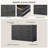 Cesiro 53.5"W Fluted Panel 6-Drawer Dresser With Gold Handles-1286439577-1284272656