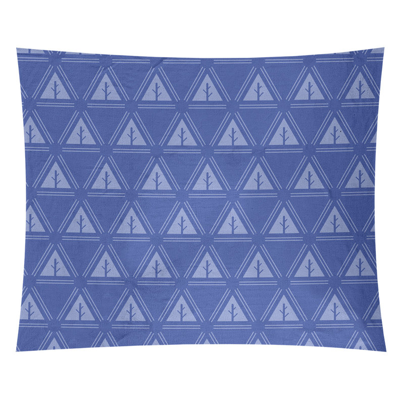 Tapisserie Barbra, H 68 po x l 80 po, Bleu