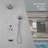 Complete Shower System with Rough in-Valve-70483648