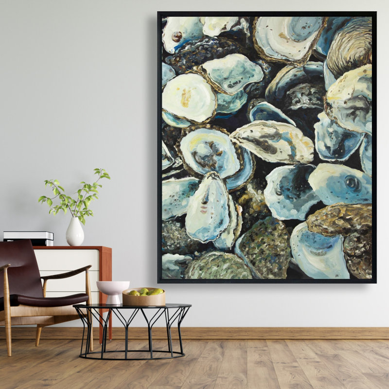 Oyster Shells Print On Canvas
