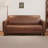 Brown Genuine Leather Standard Sofa cushion Loveseat-89937288