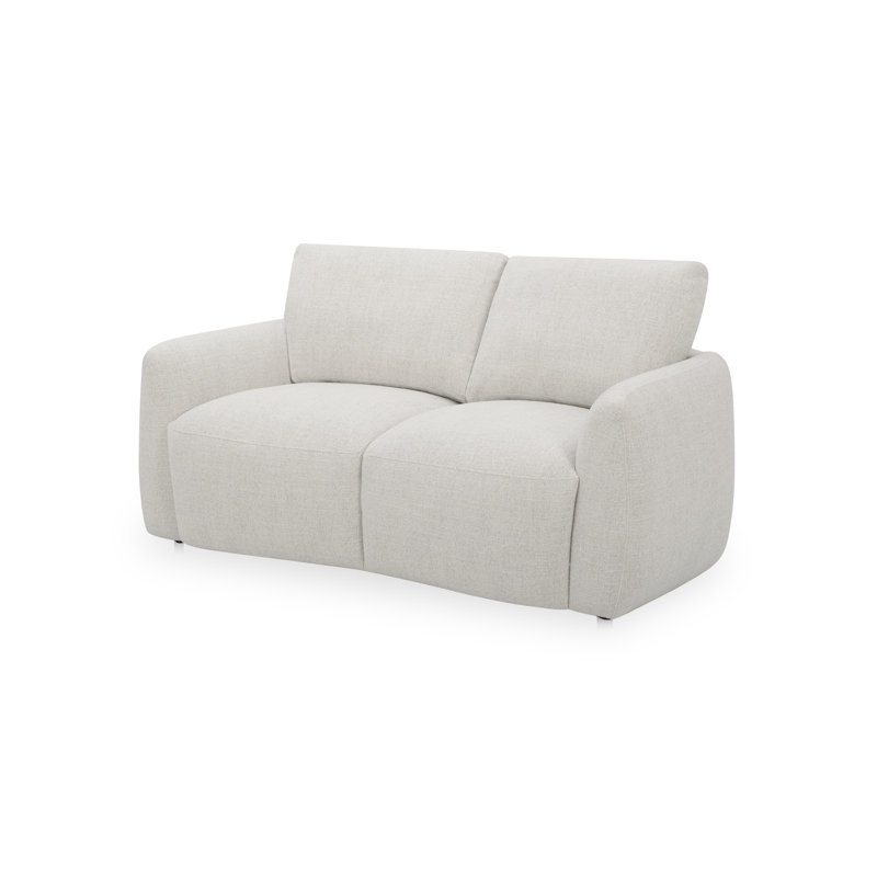 Callie Sofa 91 in. Flecked Oat, Beige, 35.4" H x 68" W x 39.4" D