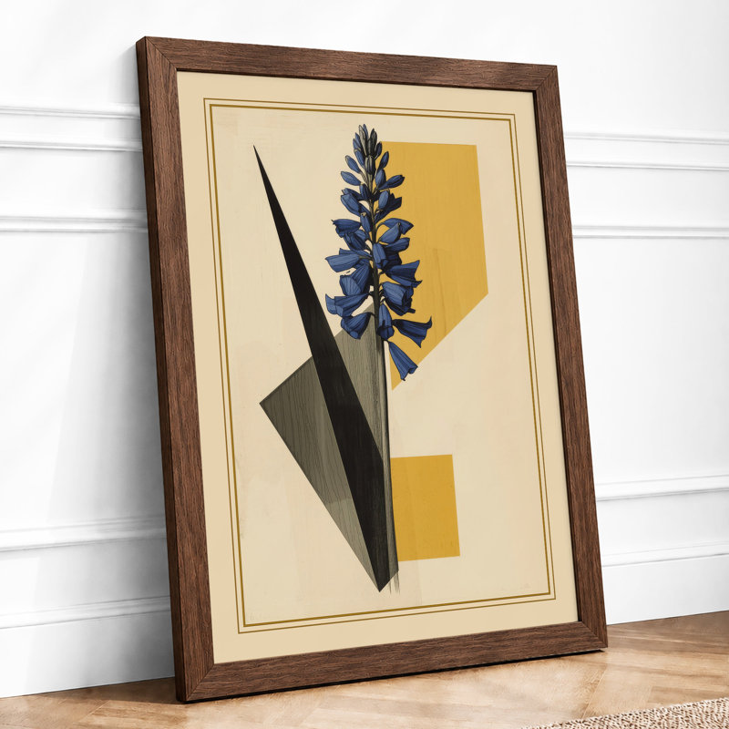 Study In Tan Botanical - Print, Walnut, A1 - 84.1 x 59.4 cm
