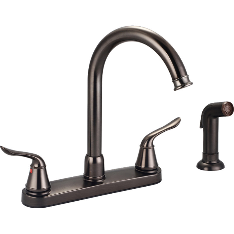 Banner Faucets Castille Kitchen Faucet with Side Spray, Oil Rubbed Bronze