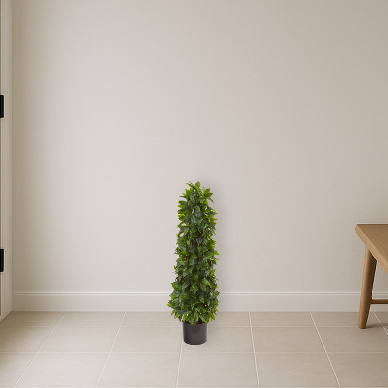 Sweet Bay Cone Topiary Artificial Tree
