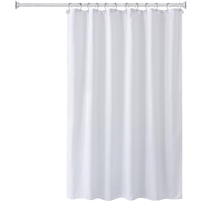 Crochets de rideau de douche Premium, Transparent