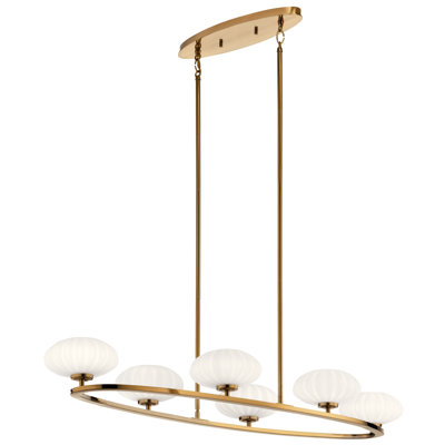 Pim 6 - Light LED Wagon Wheel Chandelier