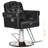 Polar Aurora Recliner Barber Chair with Removable Headrest,Adjustable Height 360 Degrees Swivel