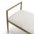 Mathis Modern Hammered Metal 60" Accent Bench-124262812