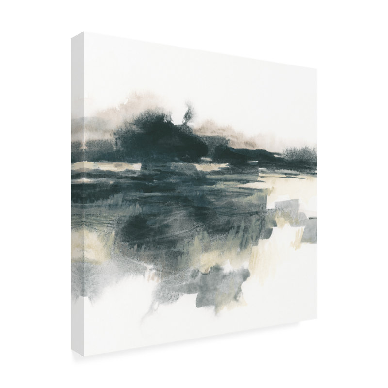 «Obsidian Field II» sur toile, H 18 po x l 18 po