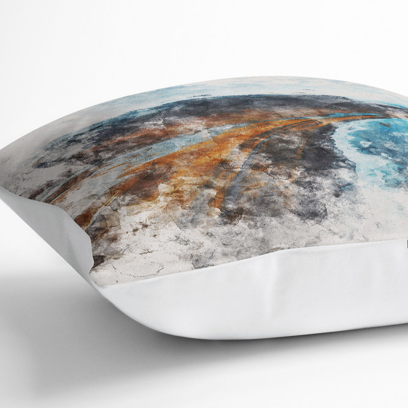 Square Cushion, 40cm H x 40cm W x 15cm D, White