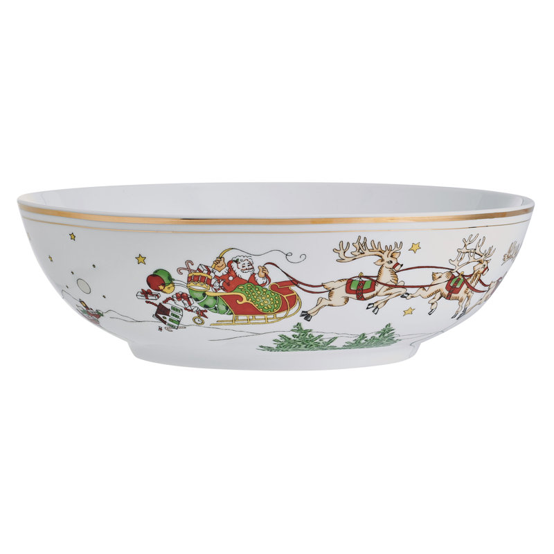 Fitz and Floyd St. Nicholas 9.5-In Serve Bowl