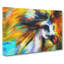 Colourful Horse - Wrapped Canvas-61851043
