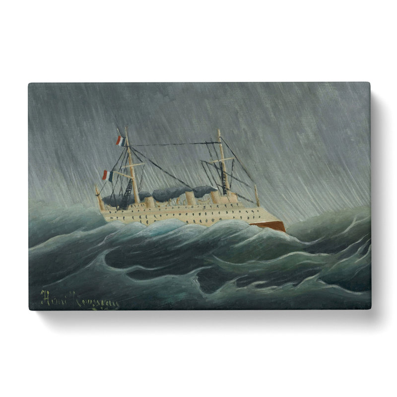 Candore Acarcio by Henri Rousseau - Wrapped Canvas Painting, 50cm H x 76cm W x 3cm D