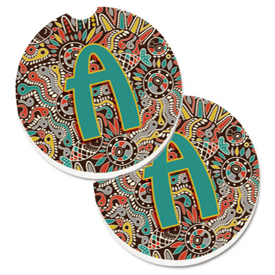 Sous-verre voiture tribal initial
