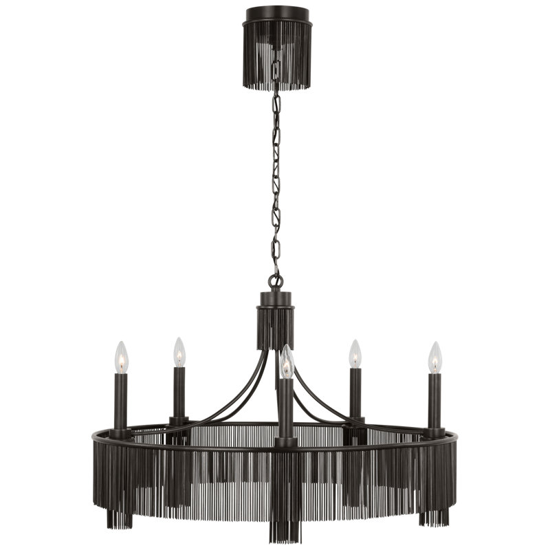 Sutton 34" Chandelier, Bronze