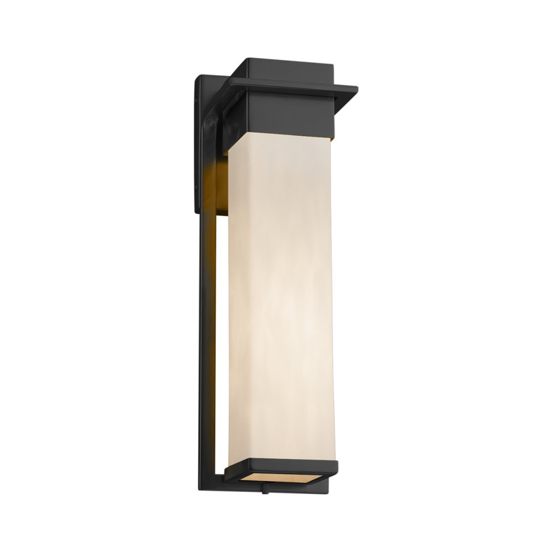 Brey LED Wall Light, Matte Black, 16.5" H x  5" W x 5.5" D