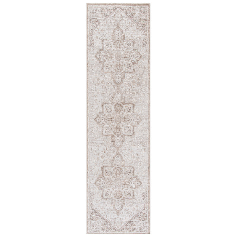 Lunara Power Loom Polyester; Jute/Sisal; Polypropylene Plastic Oriental Indoor Rug, 2'-2" x 8'-0" Runner
