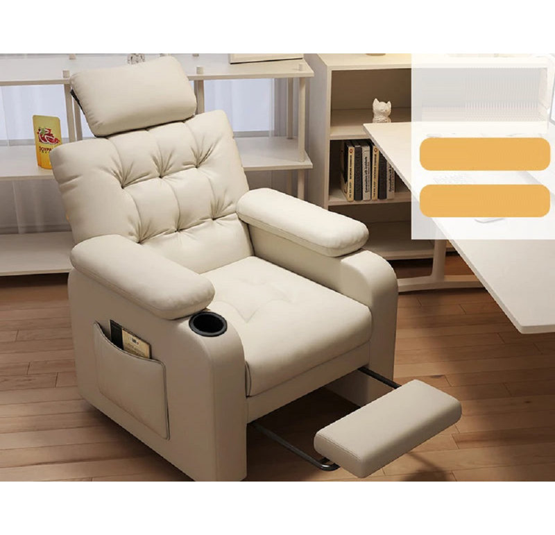 Nafas Genuine Leather Side Chair