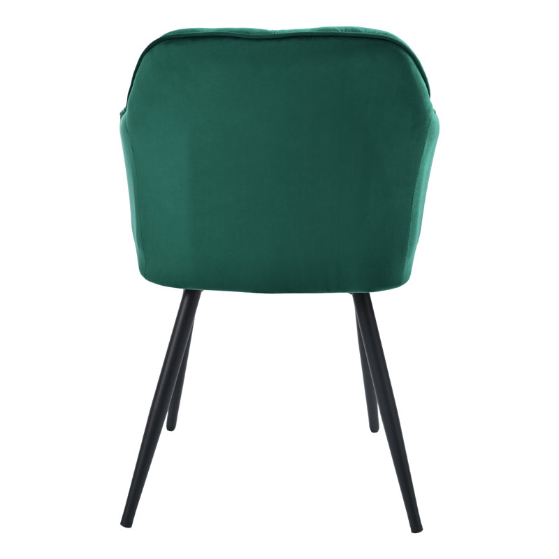 Ottilie 42 cm H Velvet Armchair, Green