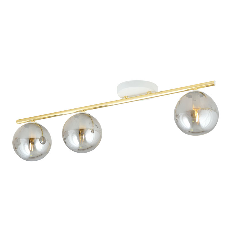 Wojtala 3 - Light Dome Chandelier, Grey, White