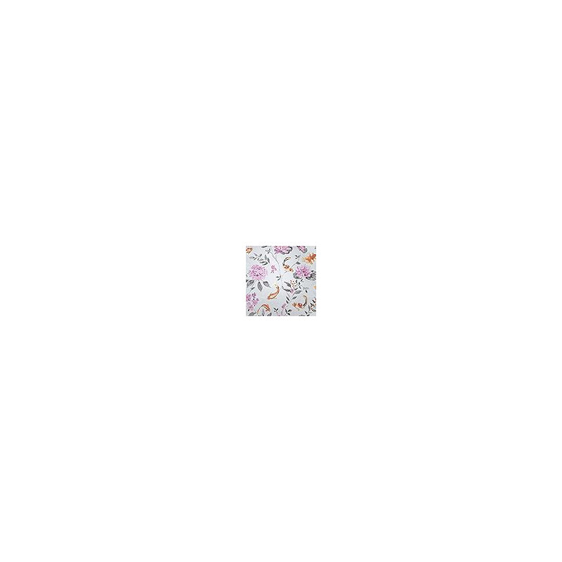 SOPHIE LAURENCE  Wallpaper Koi Carp Fish White Pink Floral 10.5 X 0.53M Non-Woven Vinyl Roll