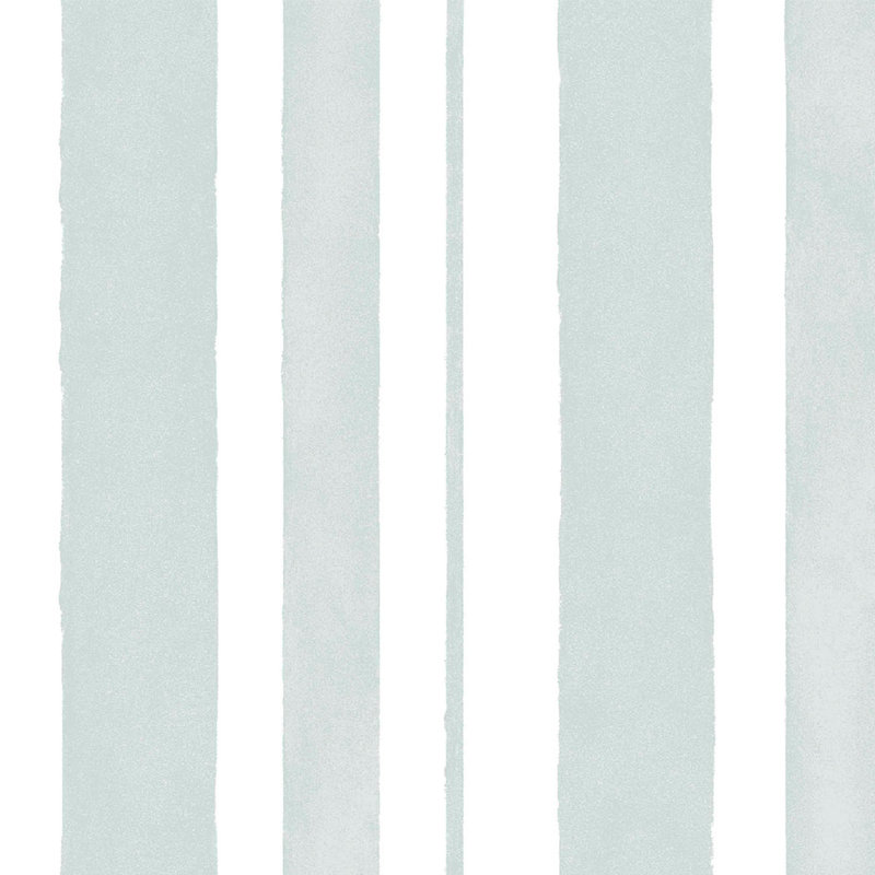 Rachel Ashwell Watercolour Stripe Grey Wallpaper, Blue