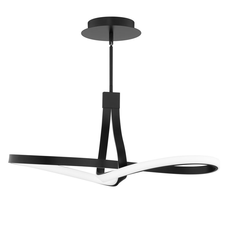 Mobius LED Linear Pendant, Black