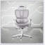 Chaise de bureau inclinable ergonomique en filet avec support lombaire et repose-pieds Techni Mobile-860217904