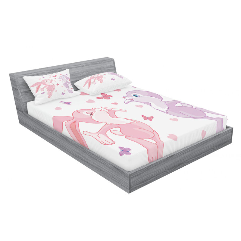 Microfiber Sheet Set, Full Sheet Set with Fitted Sheet