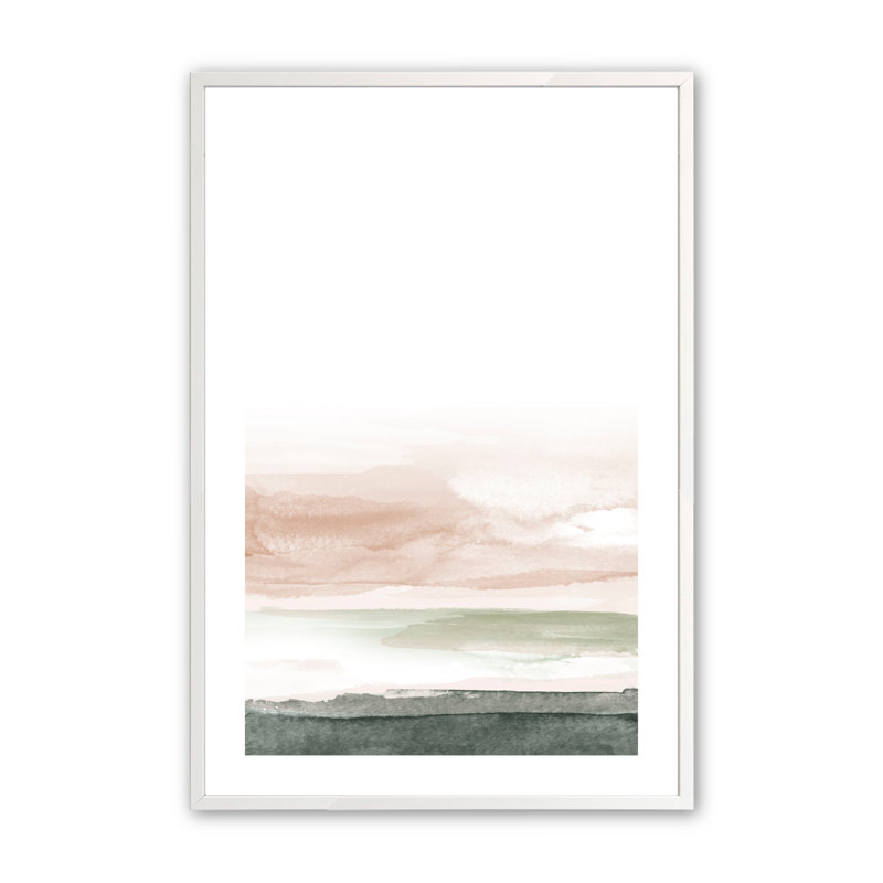 «Selzer Mist Over The Shore», impression encadrée sur papier par Brandon Wong, H 28,5 po x l 22,5 po x P 1,25 po