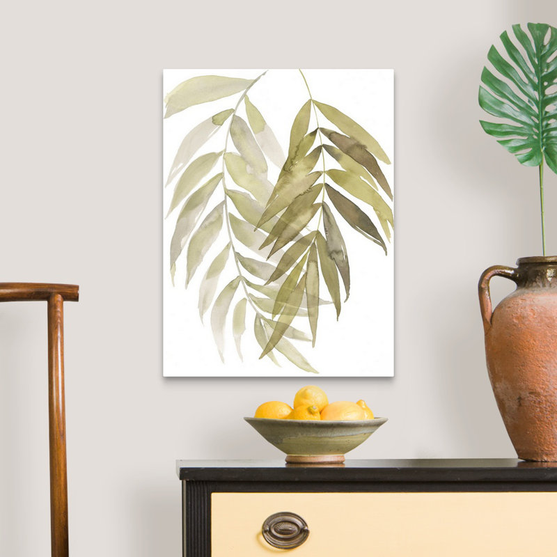 «Palm Embrace I», art mural sur toile, Toile tendue, H 24 po x l 18 po