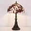 Lampe de table en verre coloré Tiffany