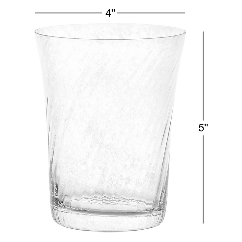 Espiral Handmade Drinking Glass