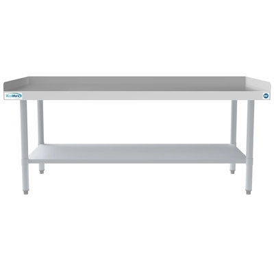 Support d'équipement en acier inoxydable de calibre 16 de 30 po x 48 po avec tablette galvanisée, EQT-163048.
