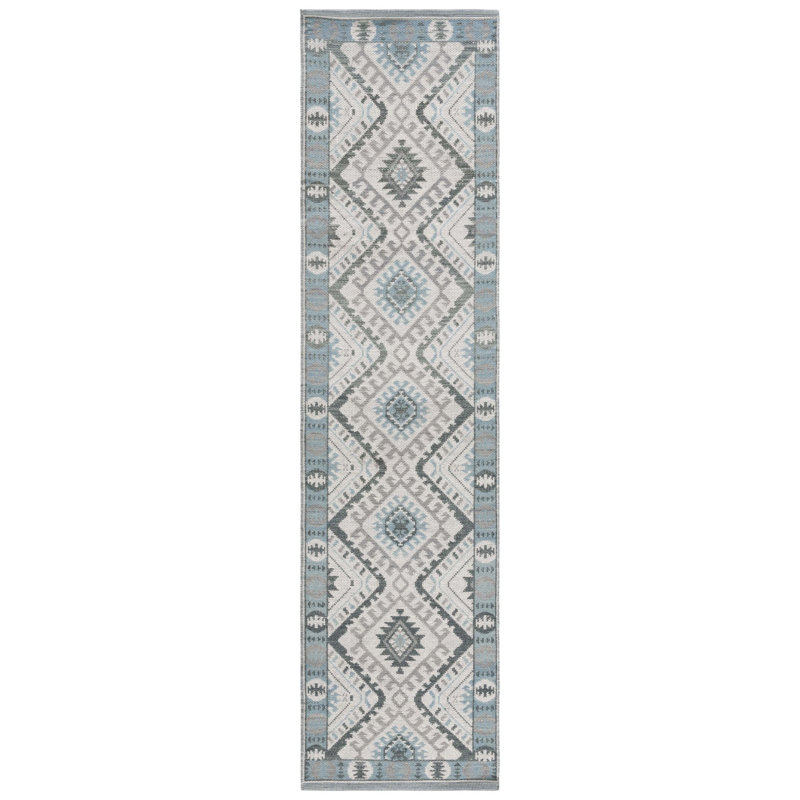 Arbel Hand Woven Performance Southwestern Rug, Runner 2'3" x 9'