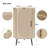 Corner Cabinet With Rattan Door, Freestanding Corner Tables For Small Spaces, Corner Display Cabinet
