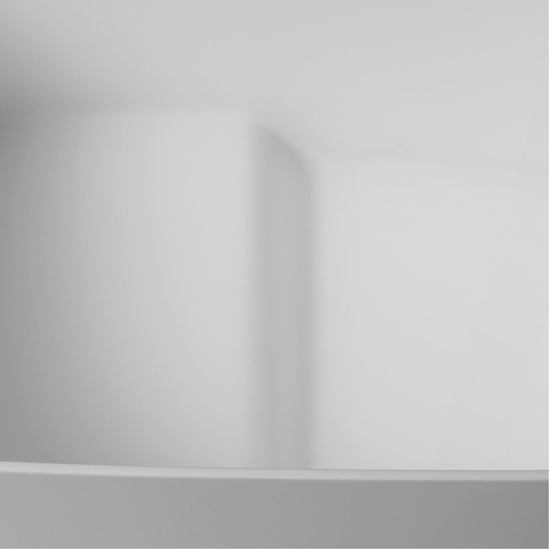 51" Solid Surface Soaking Bathtub
