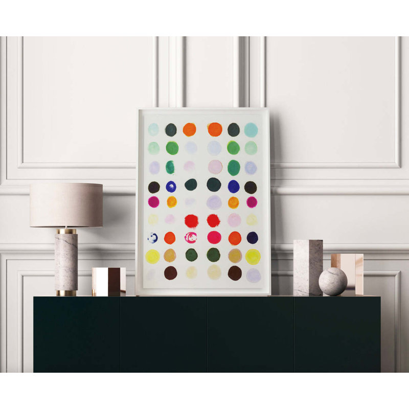 Dots #4 By Kristi Kohut, Shadow Box Acrylic, 18" H x 24" W