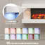 Wall Mounted Hanging Electric Fireplace with Smart WiFi Control-1163257963