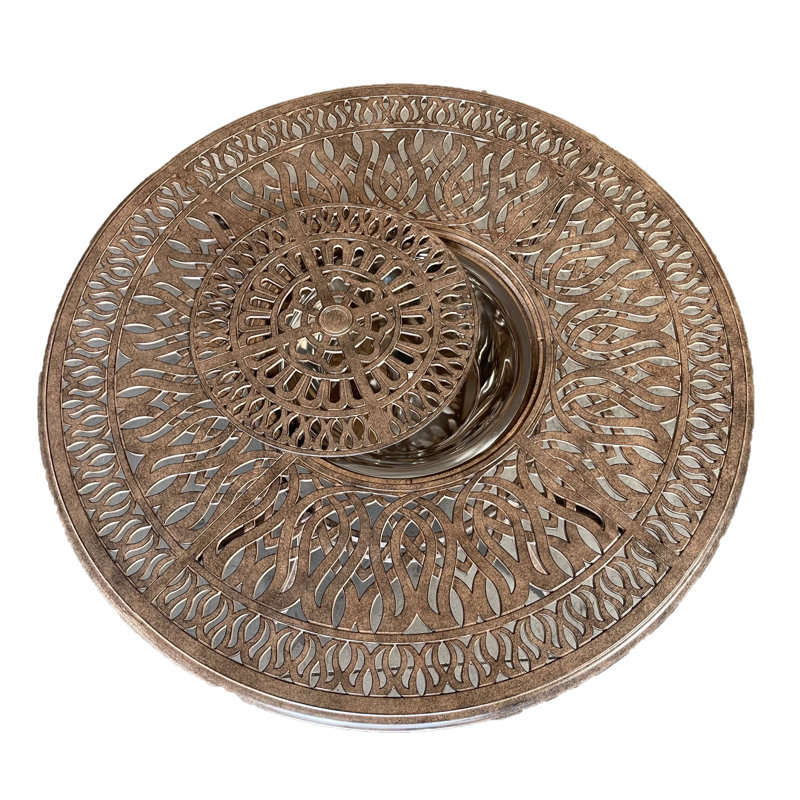 Kerrtown Round Metal Outdoor Coffee Table