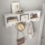 Wall-Mounted Coat Rack/Storage Shelf, 4-Hook - Standard