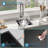 15" L x 18" W Undermount Granite Composite Kitchen Sink Single Bowl Sinks Basin Quartz Classic Kitchen Sinks-118438114