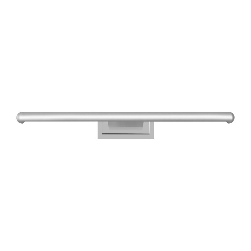 Agra LED Wall Mount Picture Light, 4.5" H x 8.5" W x 36" D, Polished Nickel