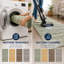 Tapis moderne neutre lavable pour le salon de la chambre à coucher-129879312-129913340