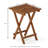 Ermont Square Teak Outdoor Folding Bistro Table