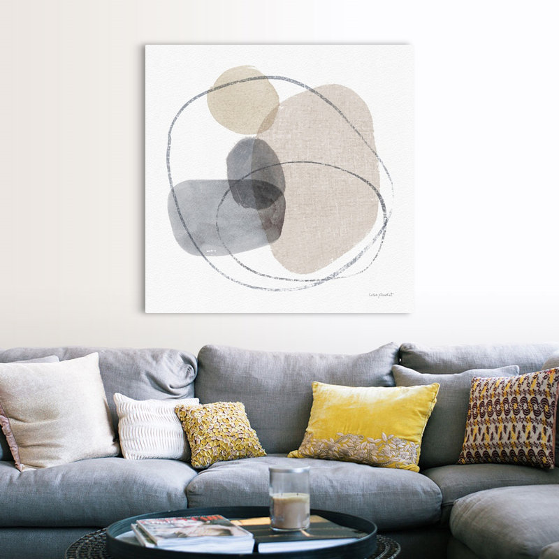 «Think Neutral 08» par Lisa Audit - reproduction d'art, Toile tendue, H 48 po x l 48 po x P 1,25 po